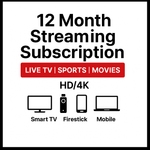 Charger l&#39;image dans la visionneuse de galerie, Subscription – Live TV + Sports + Movies (HD/4K)
