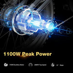 Charger l&#39;image dans la visionneuse de galerie, NARRAK 48V &amp; 624Wh Lithium Amovible • Pneu Large Pliable…

