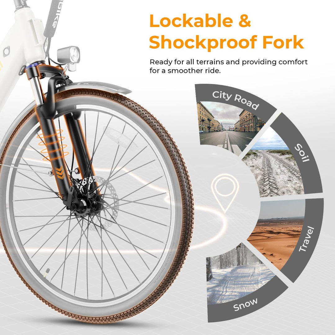 Heybike Cityscape 2.0 avec 1000W Crête • 1000W 24 km/h 50 km