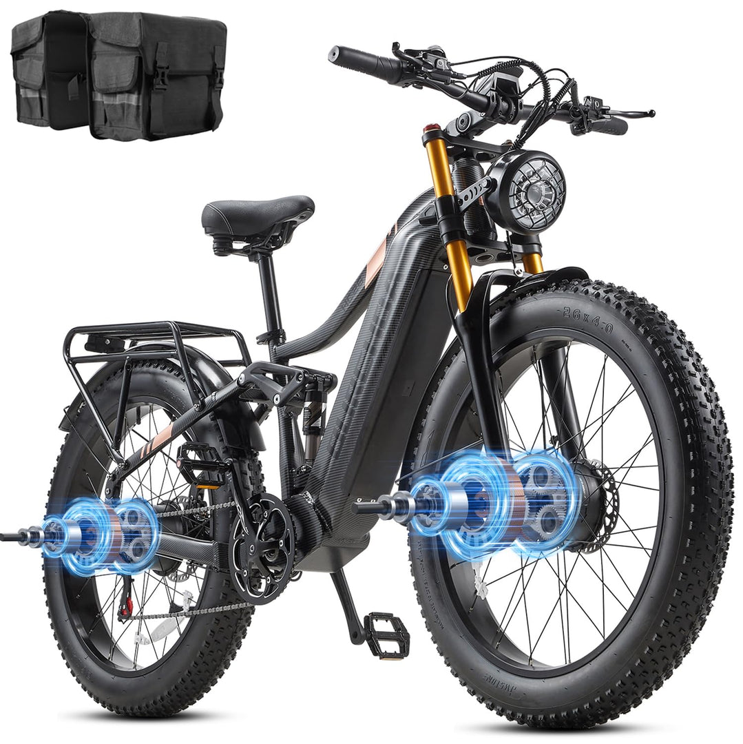 DAMSON Double 2000W 1000W pour Adulte 48V • Double Moteur Pneu Large…