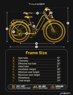 Charger l&#39;image dans la visionneuse de galerie, Vélo de montagne électrique Jasion Thunder, moteur de pointe de 1 500 W, batterie amovible 48 V 18 Ah, vitesse de plus de 48 km/h, contrôle par application, frein hydraulique, suspension avant, pneus larges 26&quot; x 4&quot;, bleu
