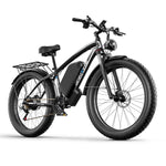 Charger l&#39;image dans la visionneuse de galerie, Vélo électrique tout-terrain (26&quot;-V7-Blanc-2000W) pour adultes, 2000W de puissance maximale, 2500W, batterie 52V 32AH, vitesse jusqu&#39;à 64 km/h, 160 km, 21 vitesses, pneus larges avec suspension à fourche avant
