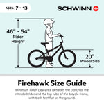 Charger l&#39;image dans la visionneuse de galerie, Vélo Schwinn Firehawk 20 pouces Vélo • 20&quot;
