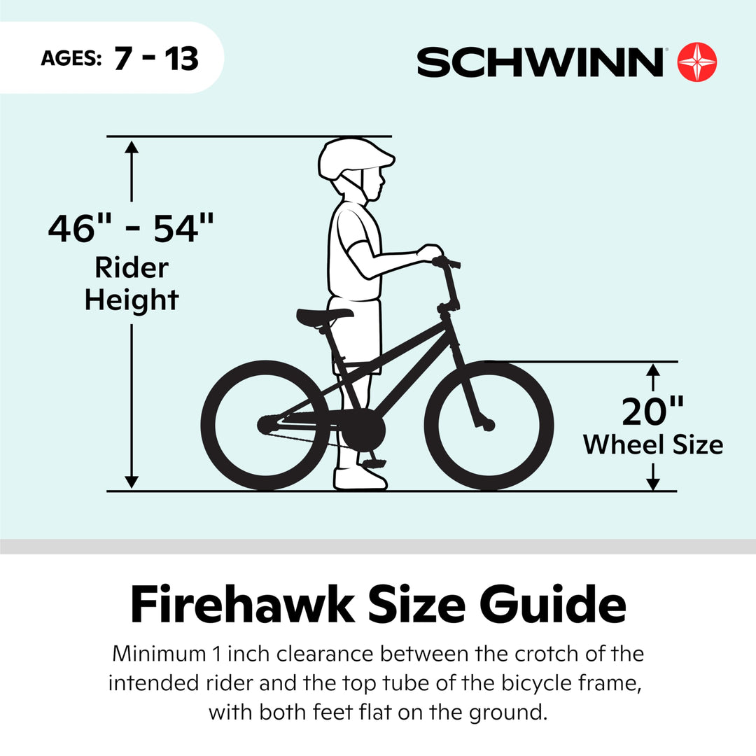 Vélo Schwinn Firehawk 20 pouces Vélo • 20"