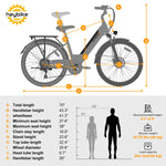 Charger l&#39;image dans la visionneuse de galerie, Heybike Cityscape 2.0 avec 1000W Crête • 1000W 24 km/h 50 km
