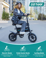 Charger l&#39;image dans la visionneuse de galerie, Gotrax Nano 14&quot; Autonomie maximale 25 miles • Souple 350 W 25 km
