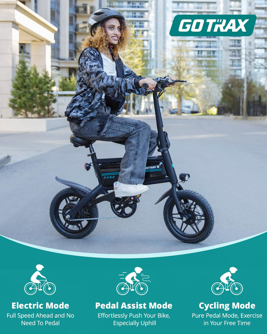 Gotrax Nano 14" Autonomie maximale 25 miles • Souple 350 W 25 km