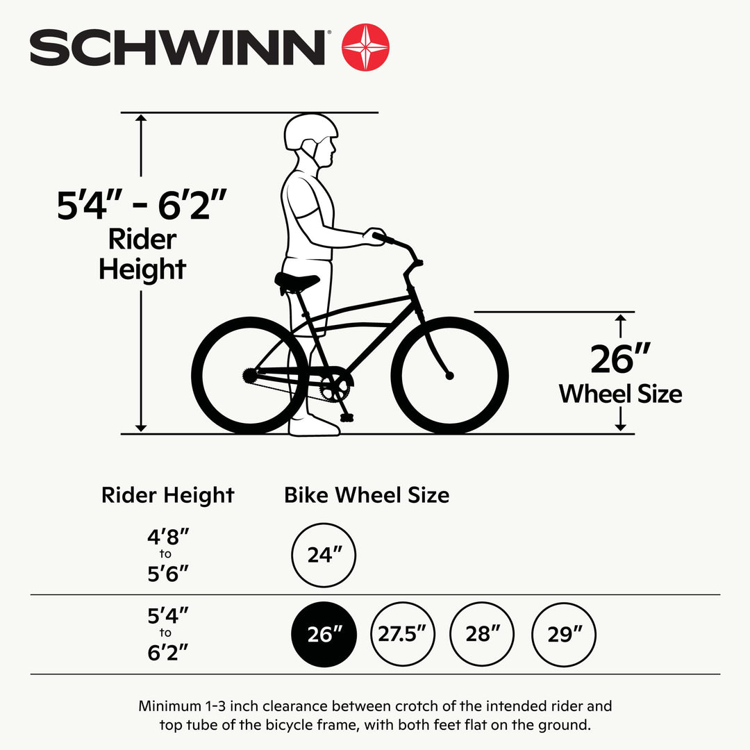 Schwinn Sanctuary 7 Cruiser Vélo 26 • 26"