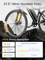 Charger l&#39;image dans la visionneuse de galerie, Heybike 750W Crête Brushless Jusqu&#39;à • 750W 22 km/h 50 km
