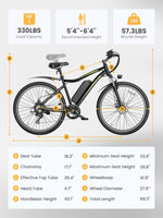 Charger l&#39;image dans la visionneuse de galerie, Heybike 750W Crête Brushless Jusqu&#39;à • 750W 22 km/h 50 km
