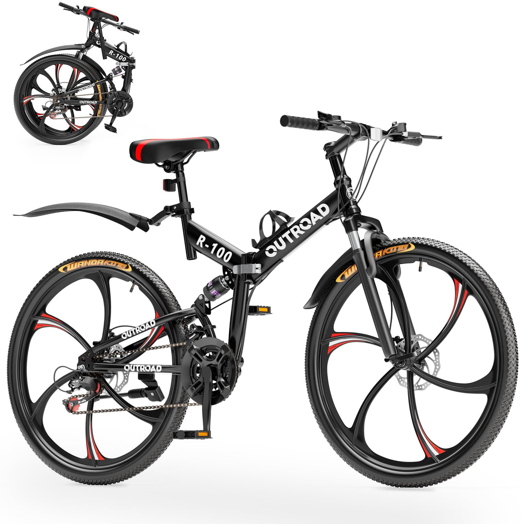 Vélos Adulte VTT MarKnig 26 Pouces • Pliable 26"