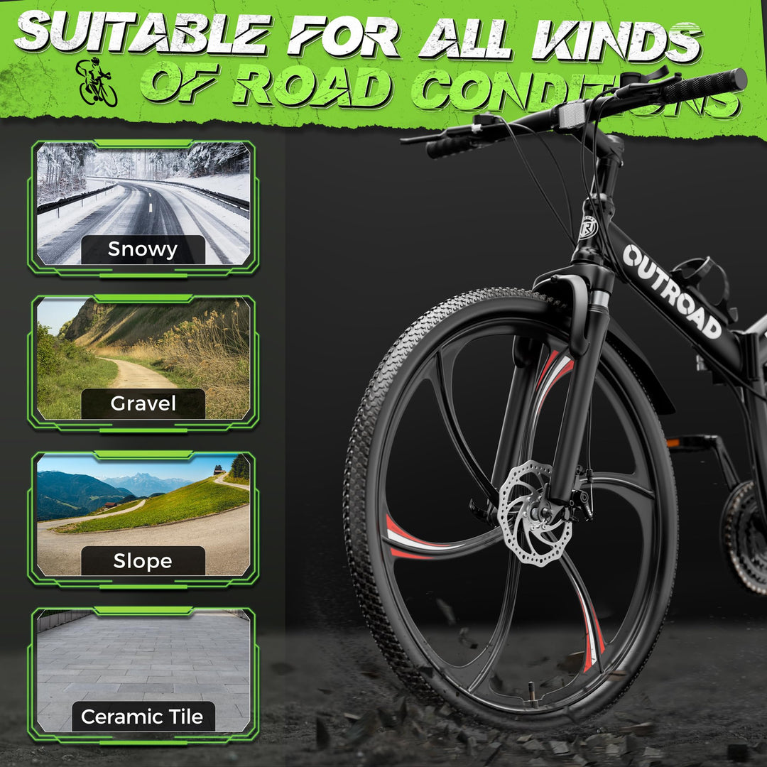 Vélos Adulte VTT MarKnig 26 Pouces • Pliable 26"