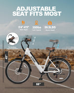 Charger l&#39;image dans la visionneuse de galerie, Vélo de banlieue électrique ACTBEST Cores 26&quot; • 1 200 W 48 V 28 km/h
