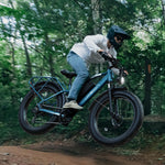 Charger l&#39;image dans la visionneuse de galerie, Vélo électrique Jasion EB5 MAX pour adultes avec moteur de pointe de 1 500 W, batterie 48 V 15 Ah (720 Wh), VTT électrique, pneus larges 26&quot; x 4&quot;, vitesse de pointe de 28 mph, régulateur de vitesse, avec garde-boue et porte-bagages arrière.
