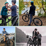 Charger l&#39;image dans la visionneuse de galerie, Vélo électrique PASELEC pour adultes avec moteur de pointe de 1 000 W, batterie de 768 Wh, autonomie maximale de 112 km et 45 km/h, VTT électrique tout suspendu de 27,5 pouces x 3,0 pouces, vélo de ville 8 vitesses avec frein à disque hydraulique
