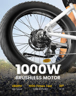 Charger l&#39;image dans la visionneuse de galerie, CYCROWN 1500W Crête City Cruiser 48V • Pneu Grand Cadre Bas…
