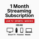 Charger l&#39;image dans la visionneuse de galerie, Subscription – Live TV + Sports + Movies (HD/4K)
